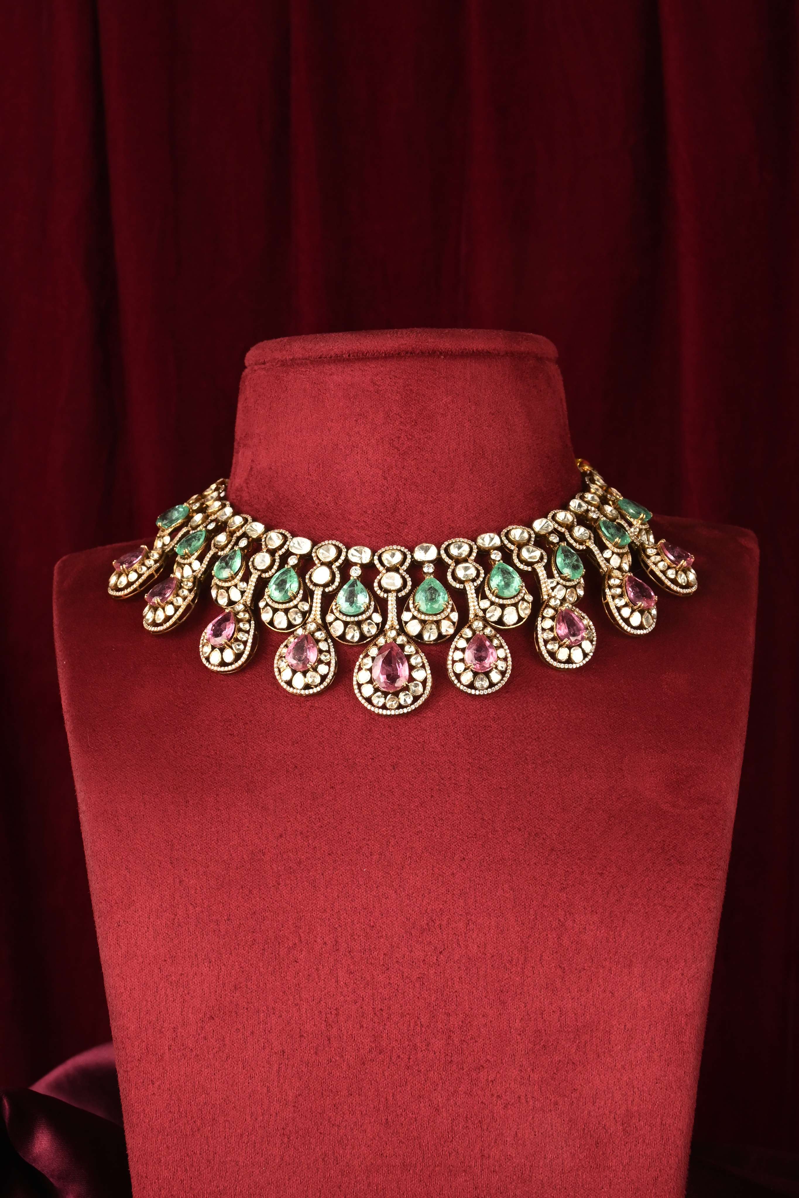 Brinda Gold and Diamonds - Polki Diamond Necklace